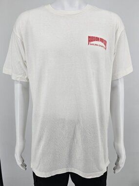Vintage 1990s Touch of Gold Passion for Sail Sailing Charters T-Shirt (L)